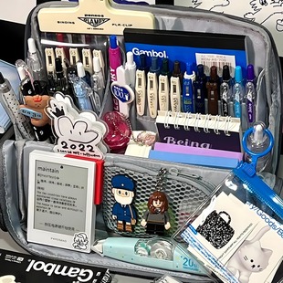 日本kokuyo国誉HACO多功能笔袋实用文具盒大容量多层收纳可变型