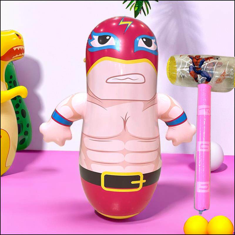 대형 풍선 텀블러 감압 장난감 개인 대화형 인형 행복한 게임 소품 친구를 위한 생일 선물