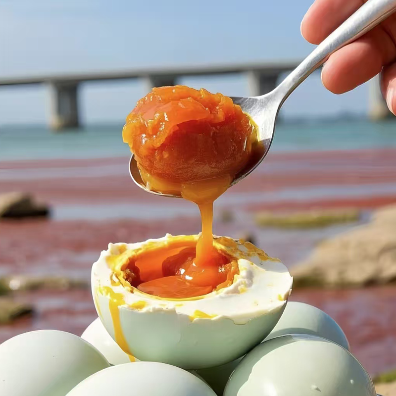 正宗山东青皮侠流油咸鸭蛋