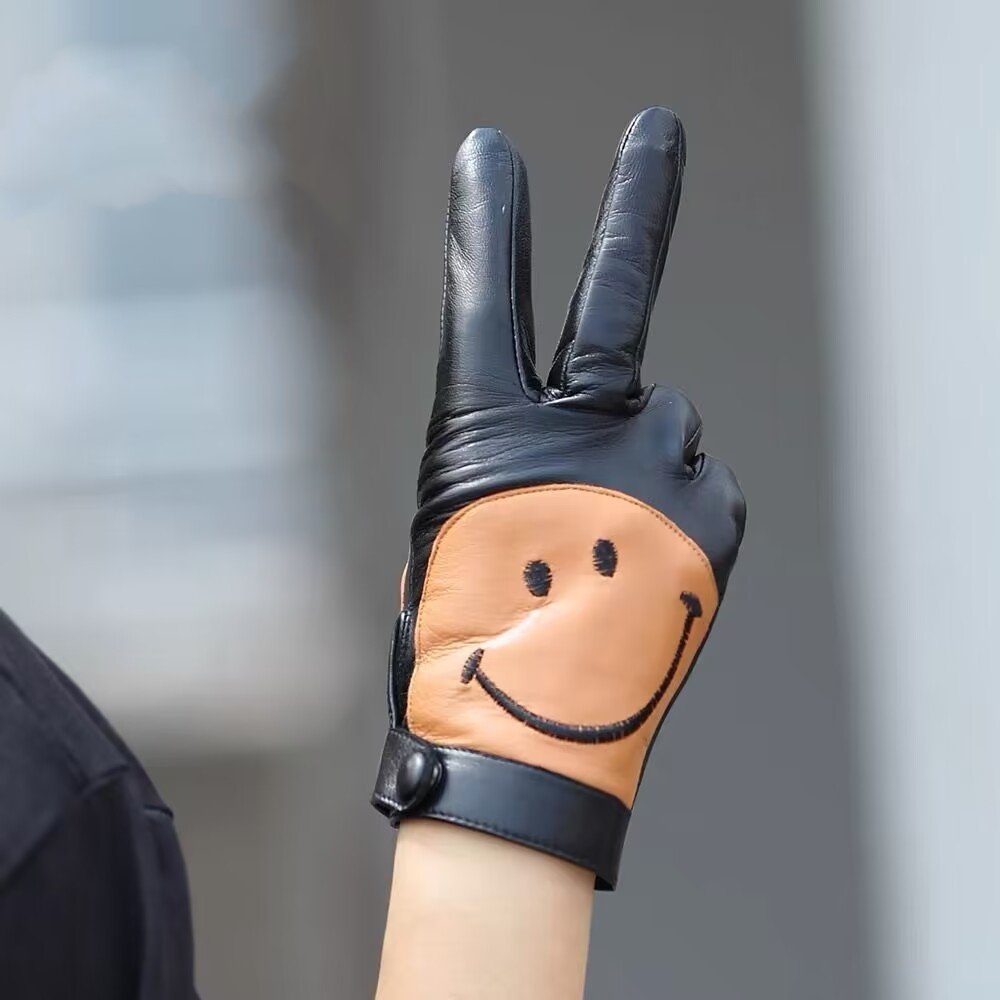 真皮手套女士秋冬加绒保暖韩版可爱学生骑车开车触屏薄款羊皮手套,服饰配件/皮带/帽子/围巾,手套,淘宝优惠券,粉丝福利购,淘宝优惠卷