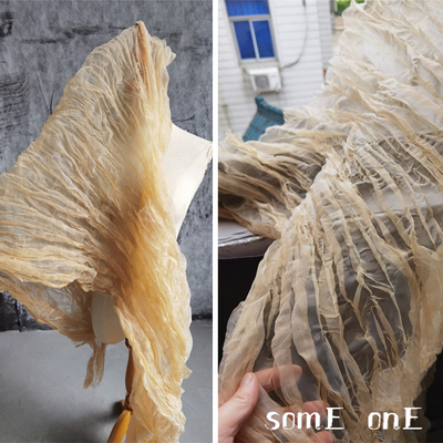 风铃网纱服装欧美肌理