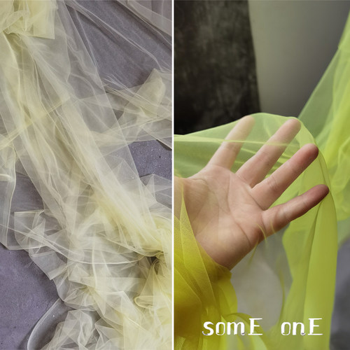 风铃网纱服装欧美肌理