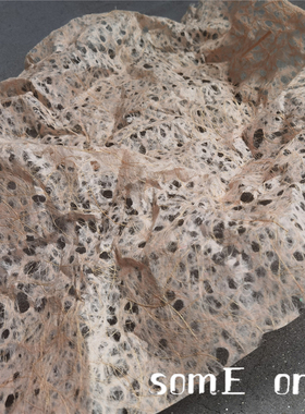 服装设计师肤粉破洞肌理纸  diy创意肌理褶皱乱扭服饰连衣裙面料