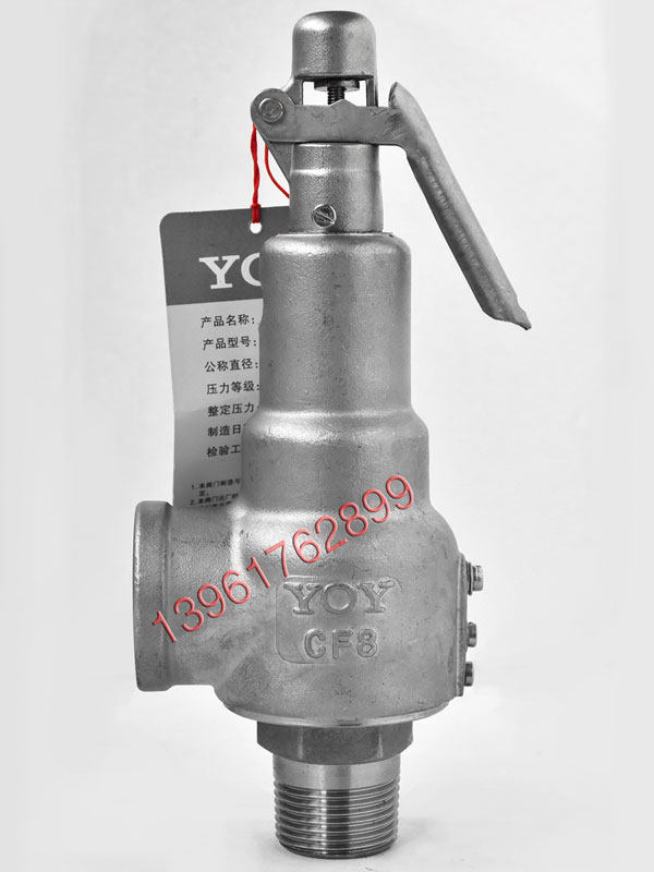Yongyi A28W Y H-10P 16P 25P R stainless steel spring fully open air steam safety valve pressure relief