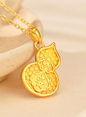 如意平安双面葫芦吊坠复古风吊坠