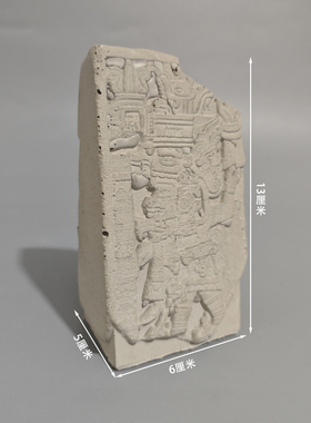 圣米格尔水泥浮雕雕塑艺术品家居摆件道具创意摆件鱼缸爬宠造景