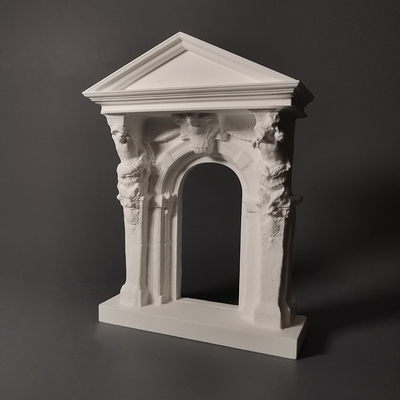 麦田里原创欧洲中世纪门石膏立体艺术品家居摆件北欧饰品拍照道具