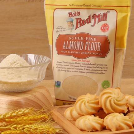 Bob's Red Mill Super-Fine Almond Flour无麸去皮杏仁粉扁桃仁粉