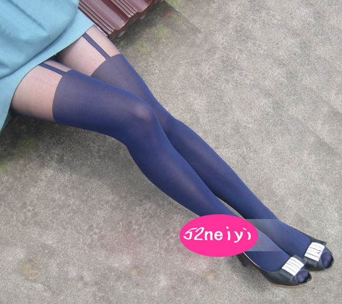 6元特卖  墨绿色 超薄美少女cosplay动漫连裤袜脚尖透明