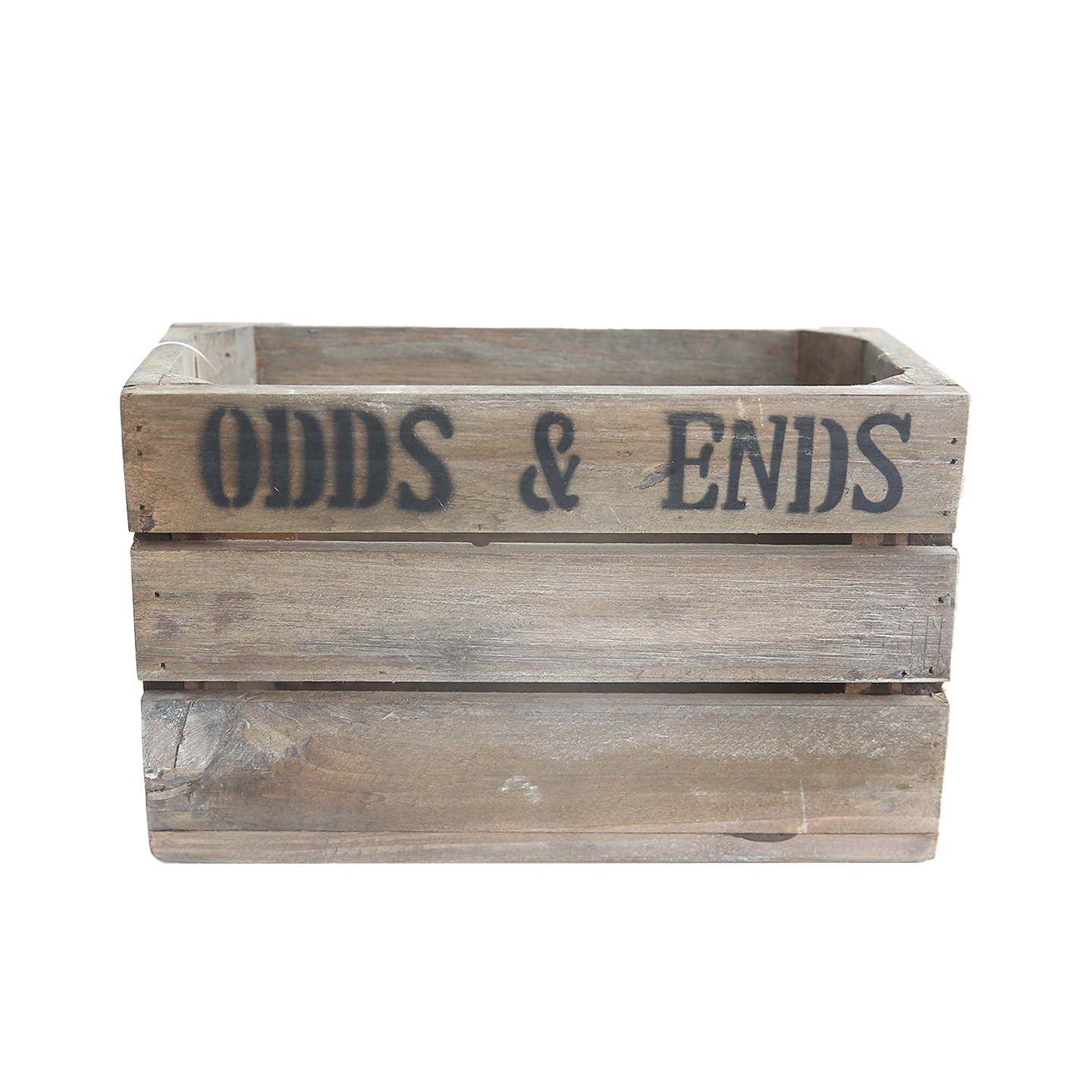 爱上花园杂货庭院阳台家居装饰实木印字收纳置物老木头迷你木盒