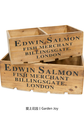 爱上花园丨园艺杂货 花园庭院摆件装饰木盒EDWIN SALMON收纳盒