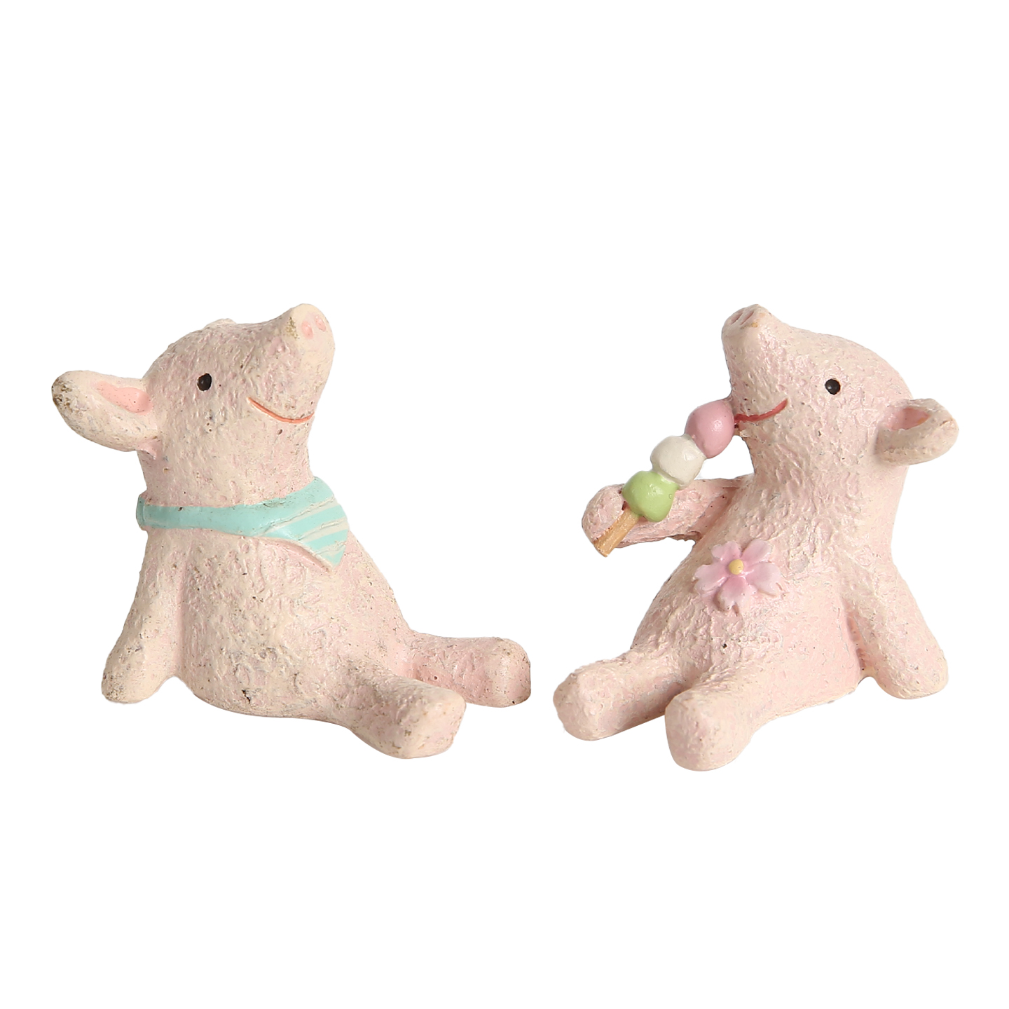 爱上花园ZAKKA树脂园艺家居卡通小猪摆件装饰桌面花盆摆件小猪