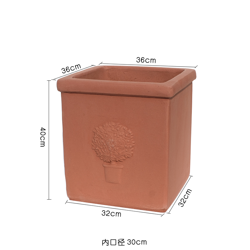 粗制陶盆红陶粗陶花盆