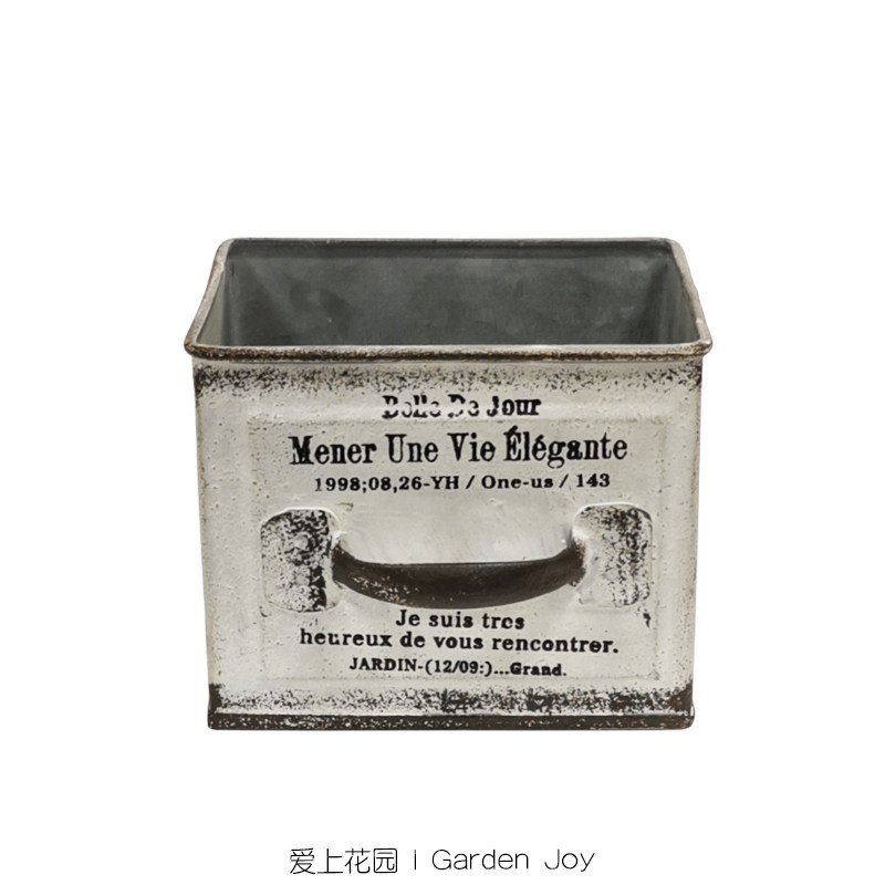 爱上花园|园艺铁艺铁皮做旧迷你小花盆 老式把手抽屉花盒,鲜花速递/花卉仿真/绿植园艺,花盆,淘宝优惠券,粉丝福利购,淘宝优惠卷
