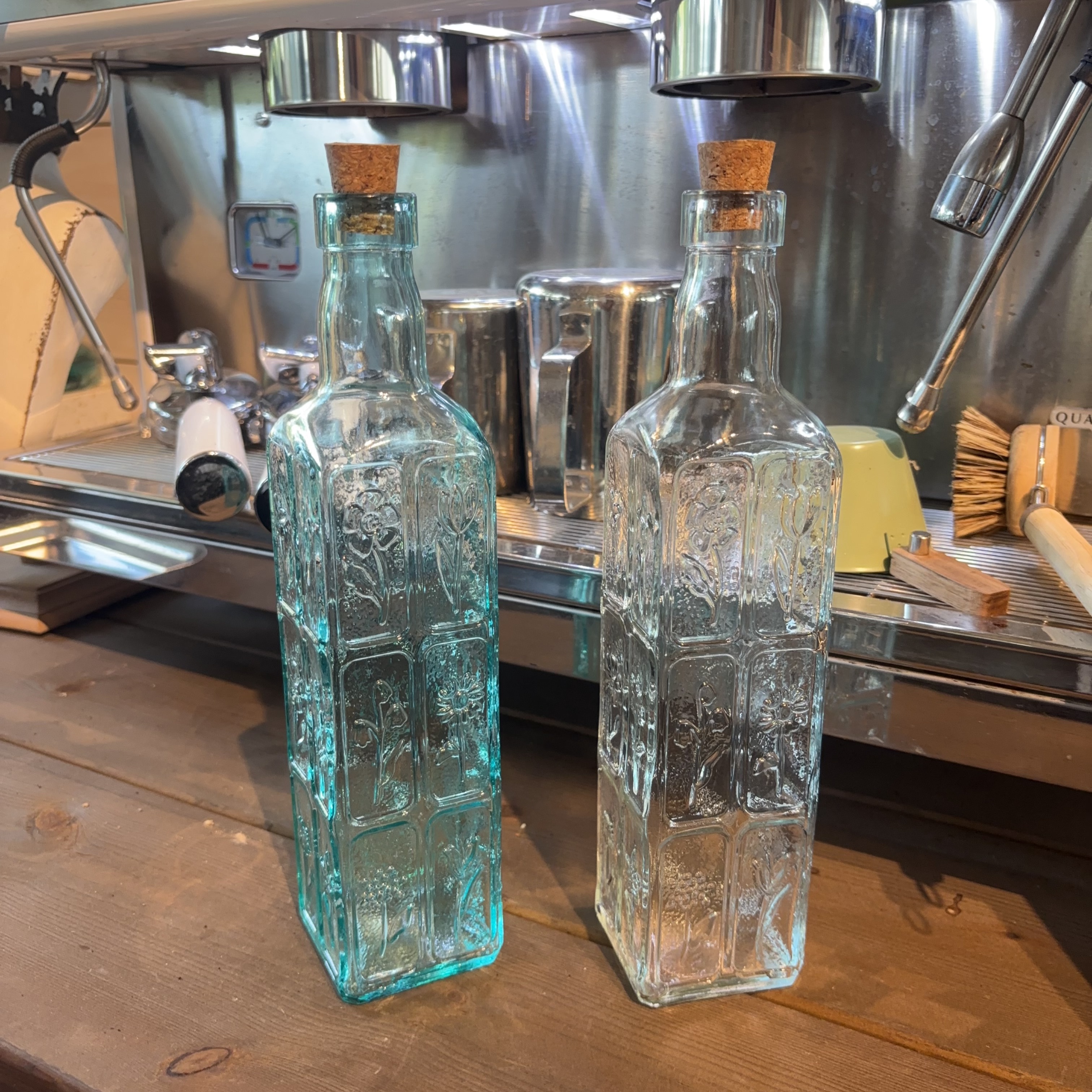 爱上花园复古浮雕玻璃瓶花园杂货家居厨房酱油醋香油酒瓶玻璃瓶