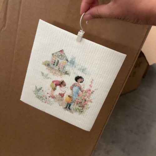 爱上花园木浆棉抹布厨房洗碗布家务百洁布不掉毛不易沾油一口价
