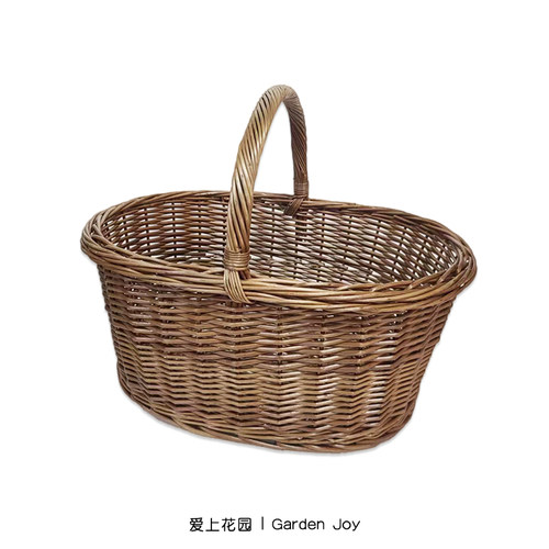 爱上花园收纳篮花篮手工柳编