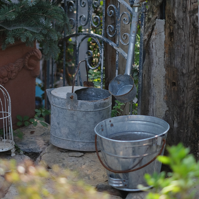 花器摆设铁艺工具水勺水桶水壶