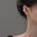 纯银耳夹女无耳洞耳骨夹冷淡风法式 秋冬高级感珍珠流苏耳环耳饰