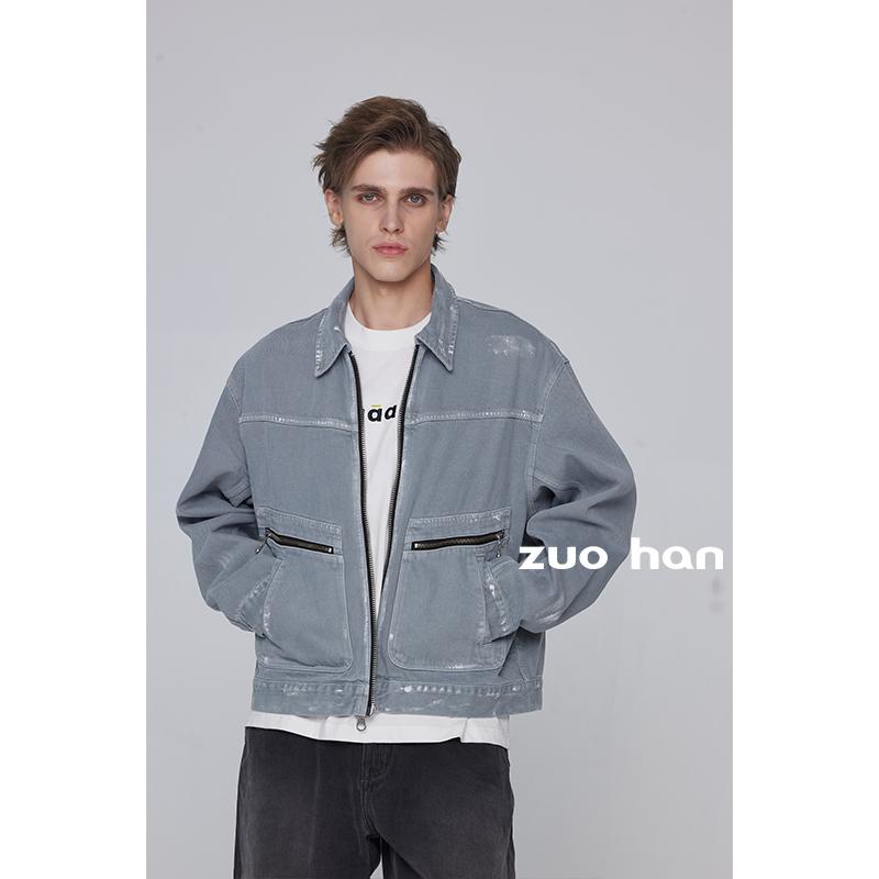 作含/复古24秋季新款做旧cityboy帆布日系底特律J97改良版型外套