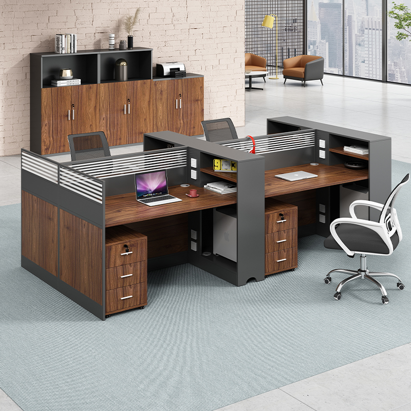 组合办公桌椅简约现代