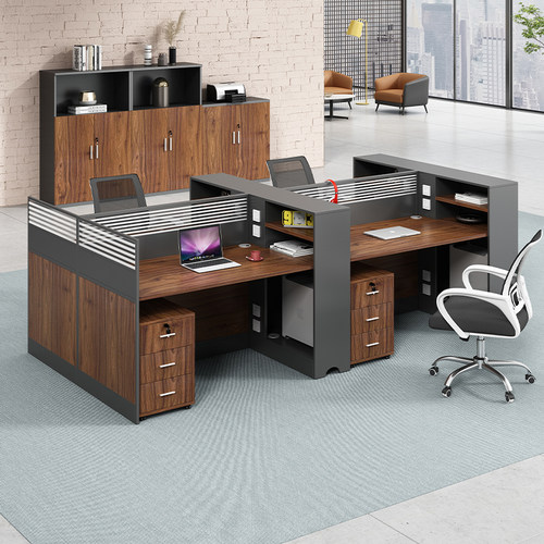 组合办公桌椅简约现代