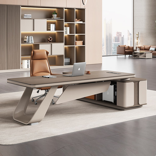 香尔特轻奢老板桌简约现代