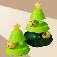 "Pet Life" Christmas Tree Cat Carousel, three-layer track, mint ball, Cat Toy, Rotating bell, Glowing Ball thumbnail 6