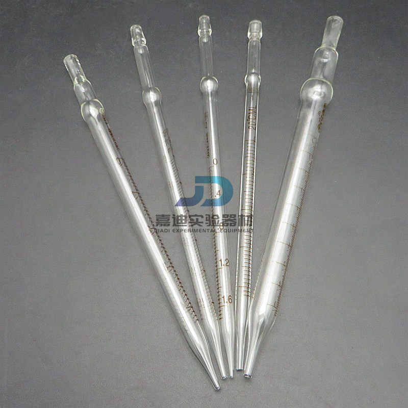 实验优质玻璃刻度吸管 玻璃移液管 吹泡吸管 1 2 3 5 10ml