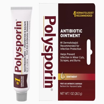Polysporin First Aid Topical Antibiotic Skin Ointment With B