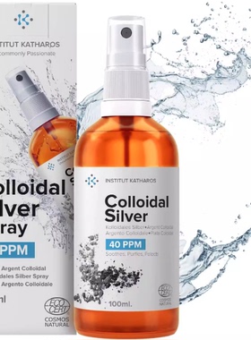 美国代购Colloidal Silver Liquid 3.4 fl oz Spray ● Bioactive