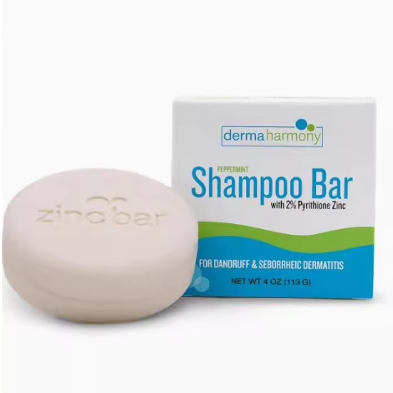 DermaHarmony 2% Pyrithione Zinc Shampoo Bar for dandruff