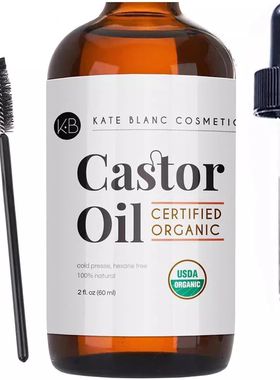 美国Castor oil 蓖麻油（2 盎司）无己烷 睫毛眉毛头发皮肤