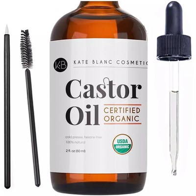 美国Castor oil 蓖麻油（2 盎司）无己烷 睫毛眉毛头发皮肤