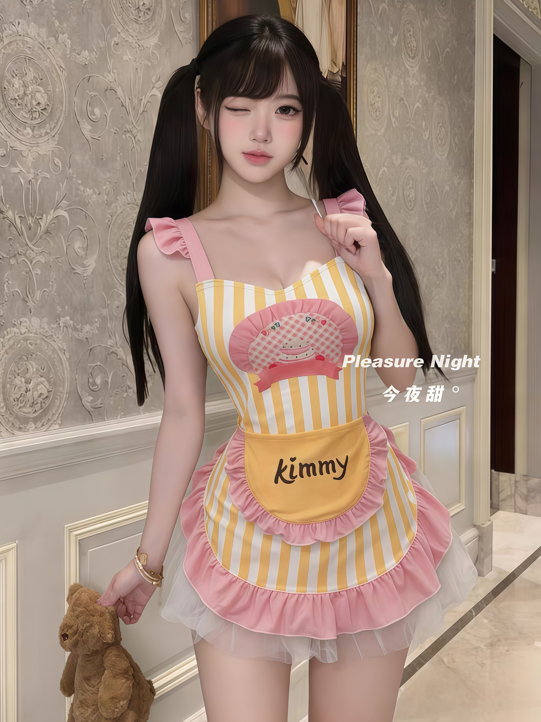 料理鼠王*性感睡衣女纯欲风可爱cos厨娘情调趣味制服qqny内衣套装