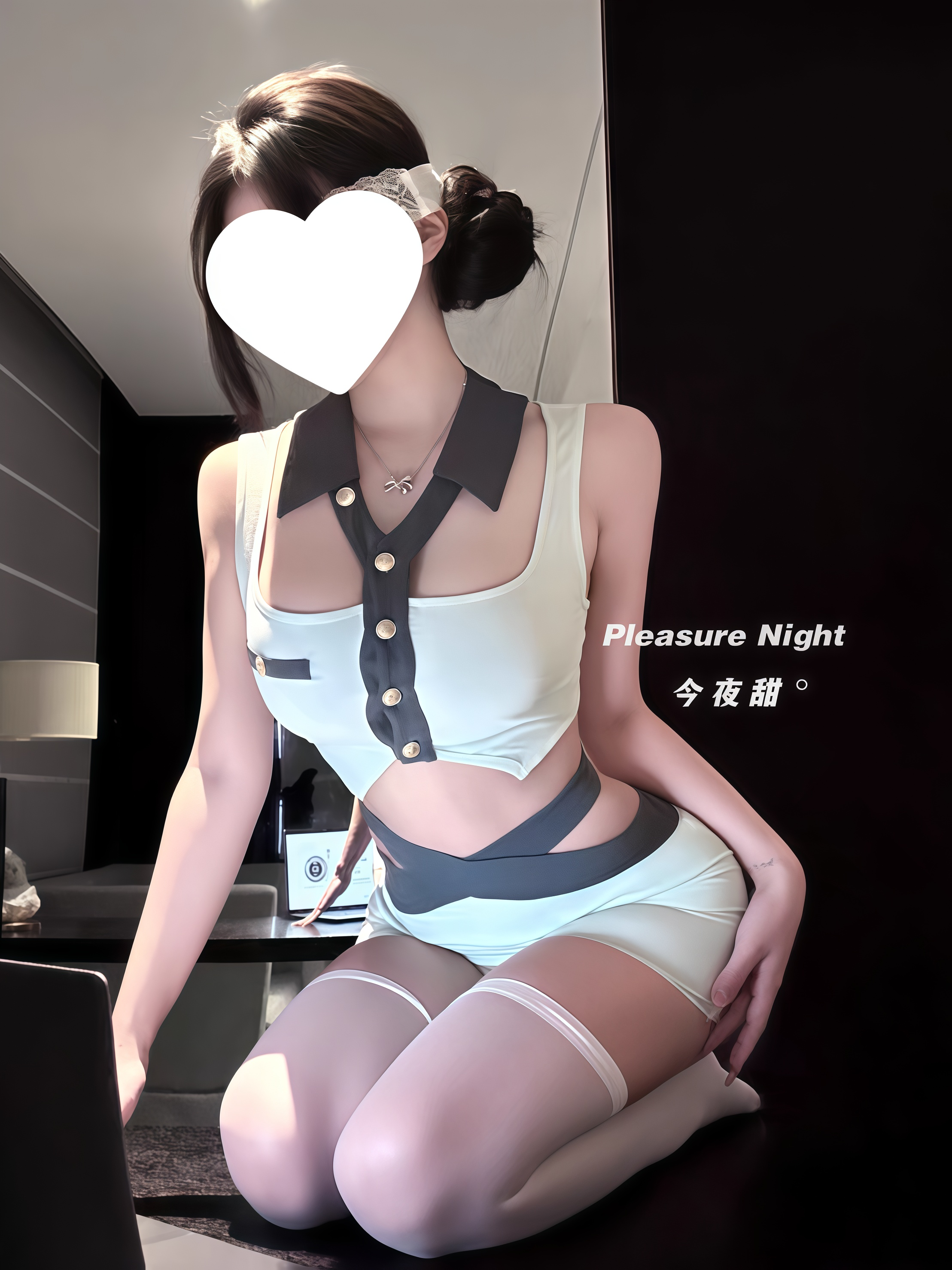 娇嫩甜妹*情调趣制服qqny内衣女性感小胸秘书cos纯欲诱惑包臀短裙