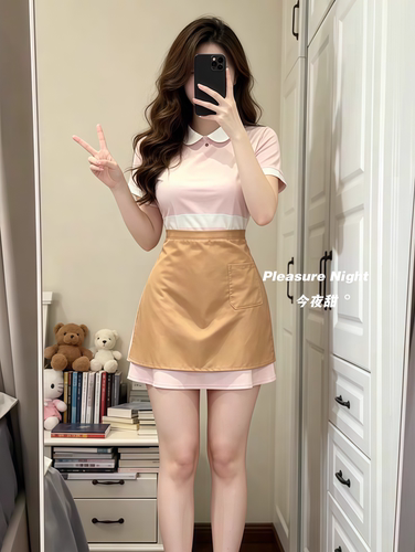 好利来同款*好利来工装制服套装显瘦辣妹短裙御姐情侣趣味内衣cos