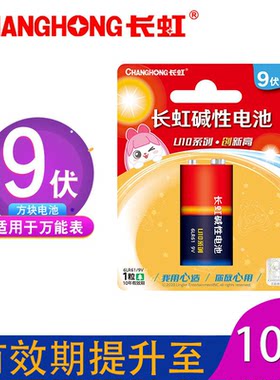 包邮长虹9V九伏碱性电