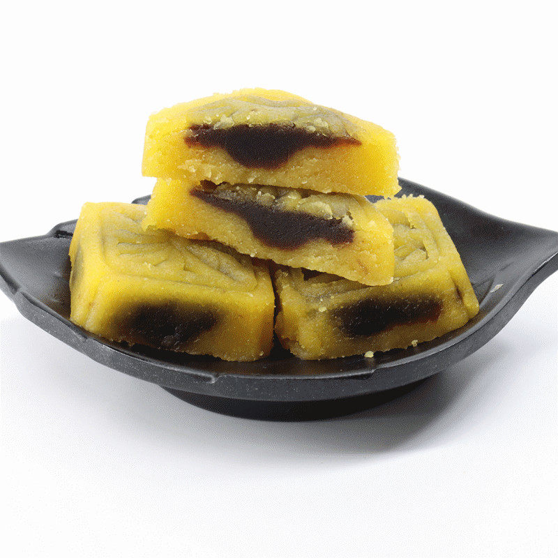 老香斋绿豆糕手工制作糕点心