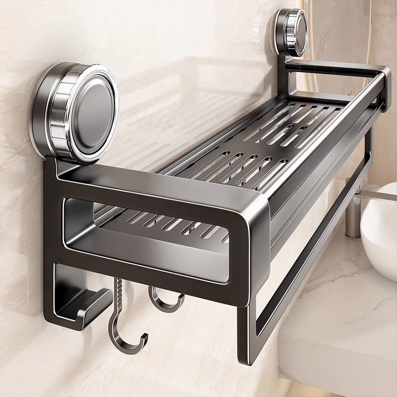 日本进口MUJIE吸盘置物架收纳架