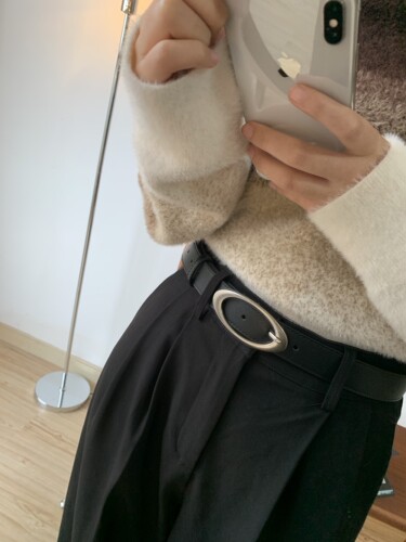 男女做旧牛皮潮流长腰带皮带