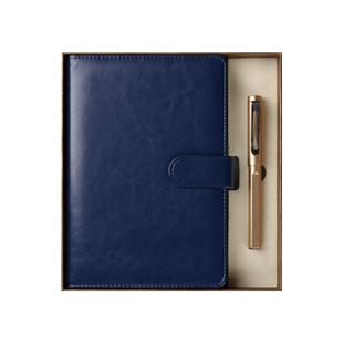 简约加厚a5笔记本子记事本商务B5工作会议笔记本办公记录带扣硬皮笔记本子大学生记事本日记本可定制LOGO