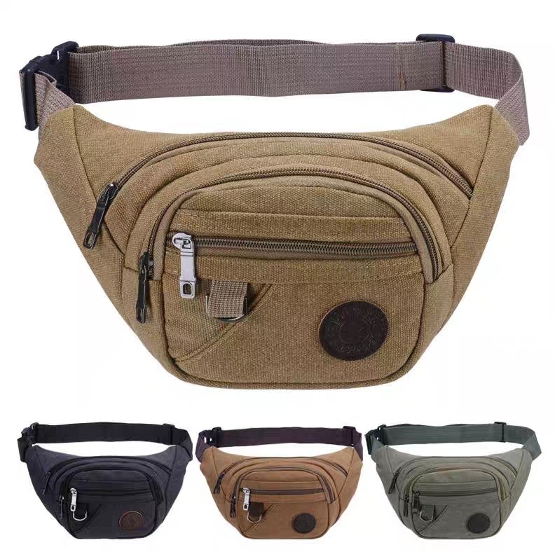 男式大腰包帆布防水收钱收银包生意包女多功能实用大容量耐磨挎包,箱包皮具/热销女包/男包,男士包袋,淘宝优惠券,粉丝福利购,淘宝优惠卷