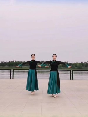 花与影新舞唱首情歌给草原蒙古舞蹈服少数民族艺考演出练习裙套装