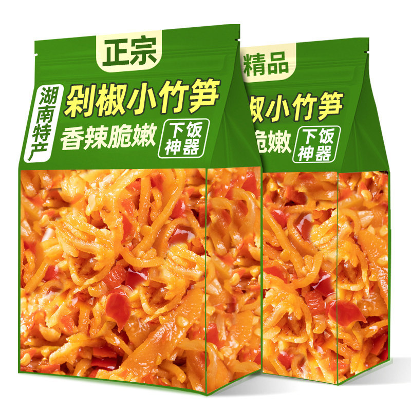 香辣剁椒笋丝湖南特产下饭菜