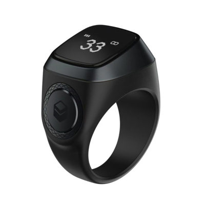 smart ring with tasbih online azan clock智能戒指 蓝牙计数器