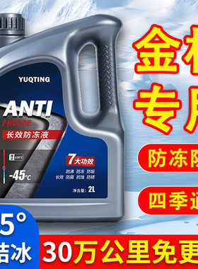 金杯海狮快运T30T32汽车用防冻液发动机冷却液水箱宝红色绿色