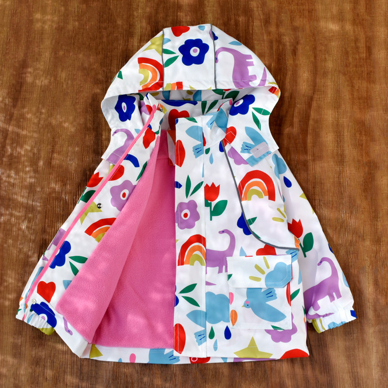 【清仓特惠】女童冲锋衣秋冬款儿童连帽外套女童秋季洋气加厚上衣,童装/婴儿装/亲子装,普通外套,淘宝优惠券,粉丝福利购,淘宝优惠卷