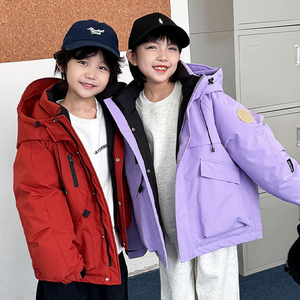 儿童羽绒服冬季2024新款女童加厚白鸭绒保暖外套中大童洋气亲子装