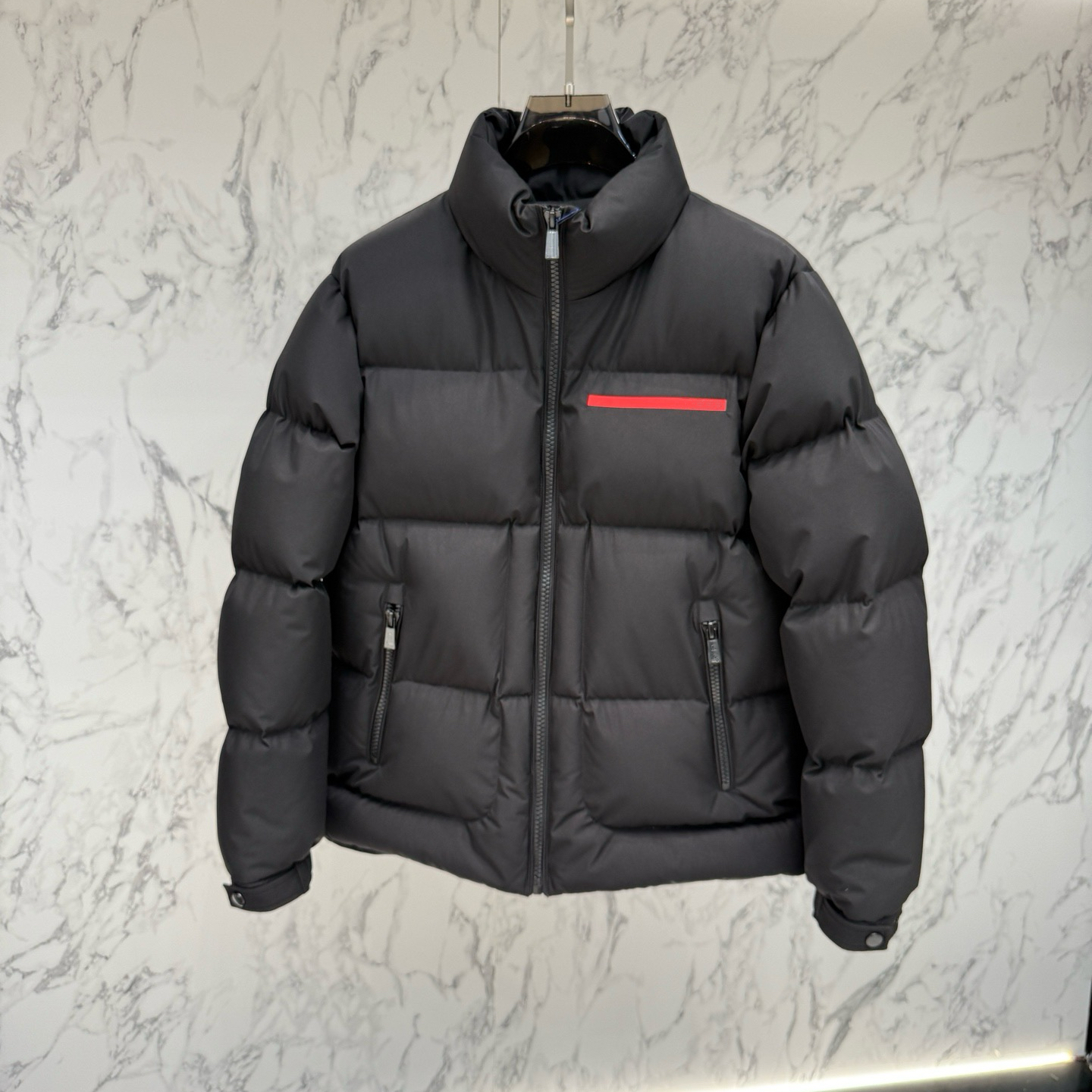 25秋冬高端潮牌立领再生尼龙羽绒服男士抗寒保暖休闲商务廓形外套